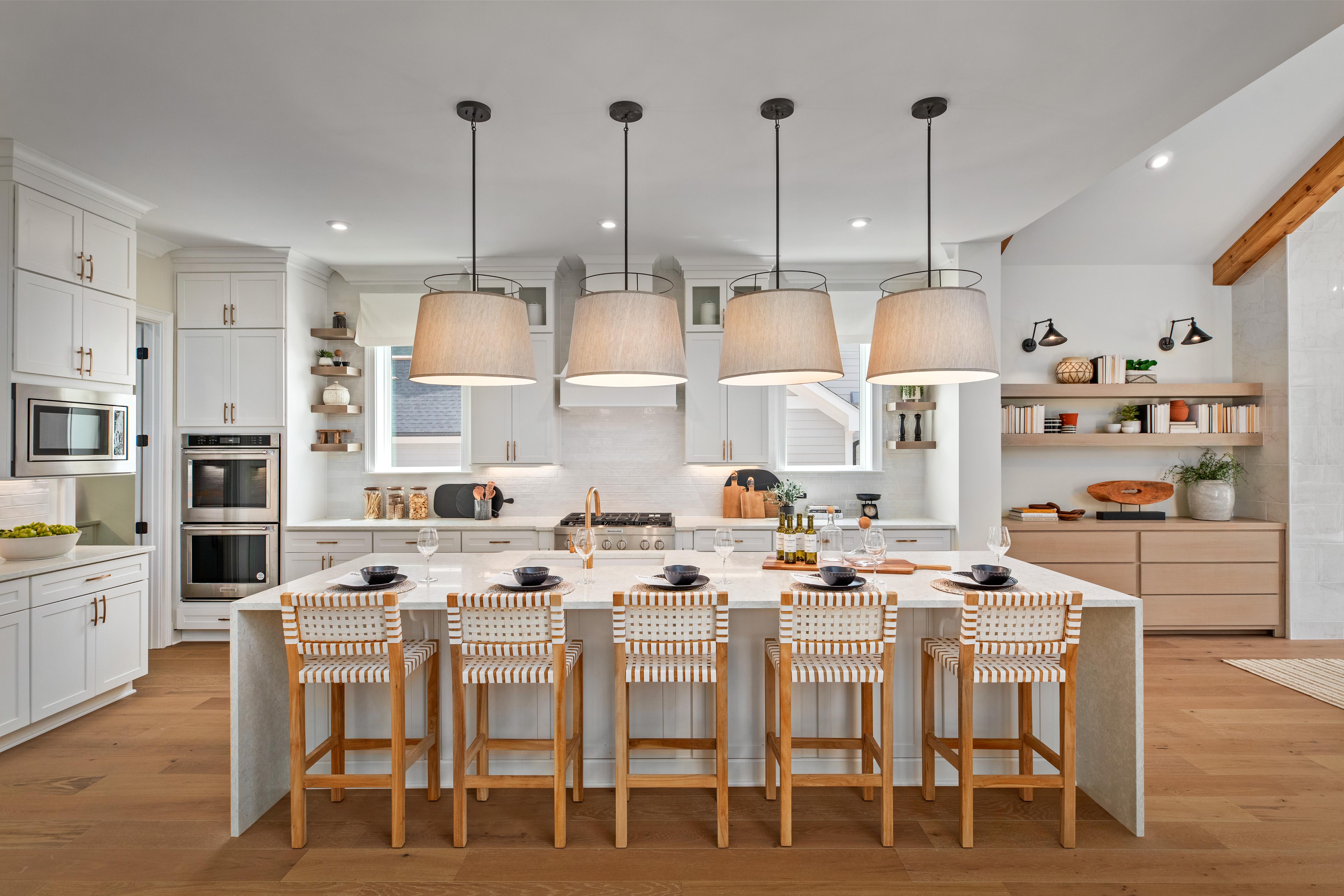 gorgeous kitchen with large island