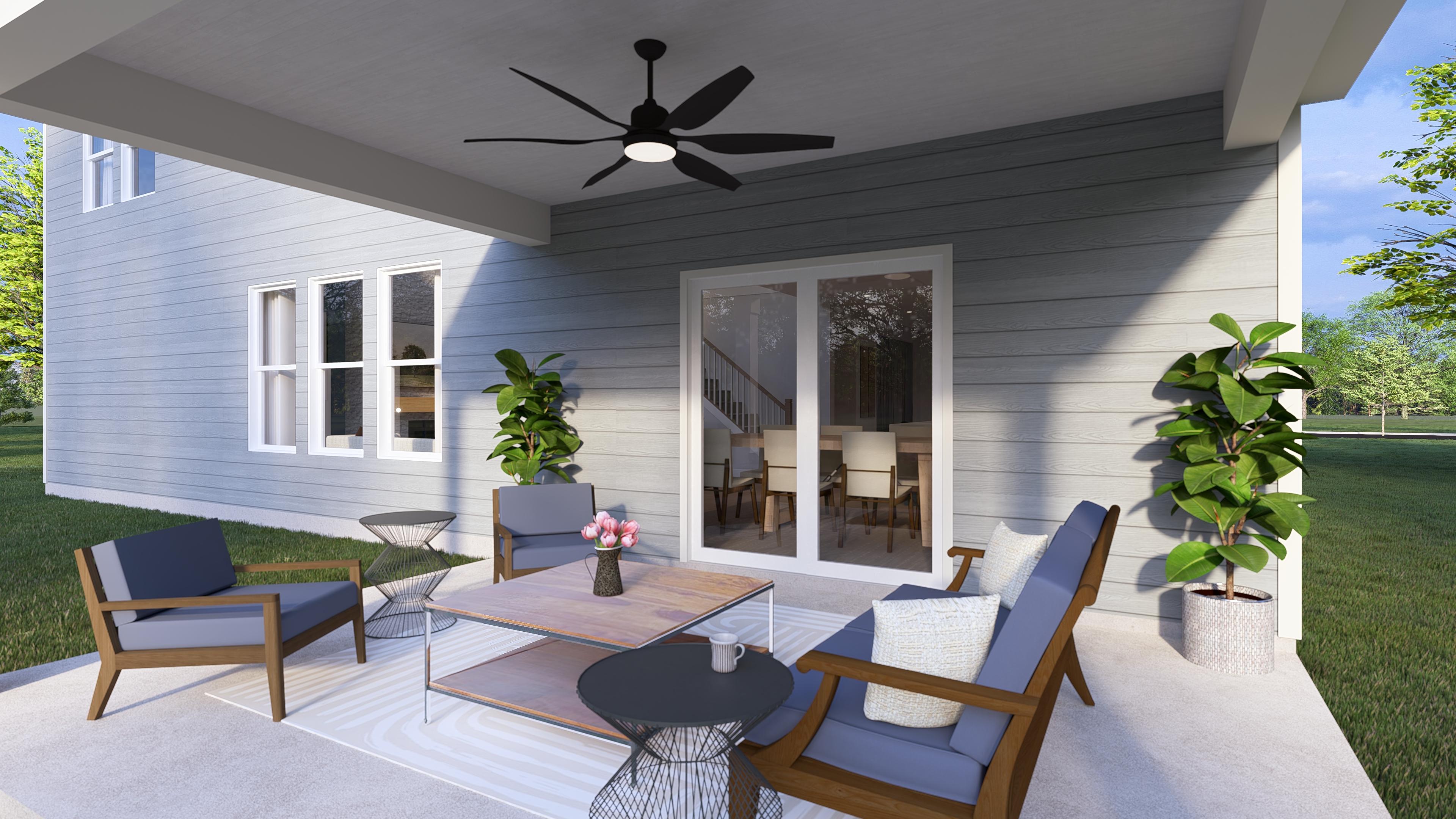 custom Drees covered patio